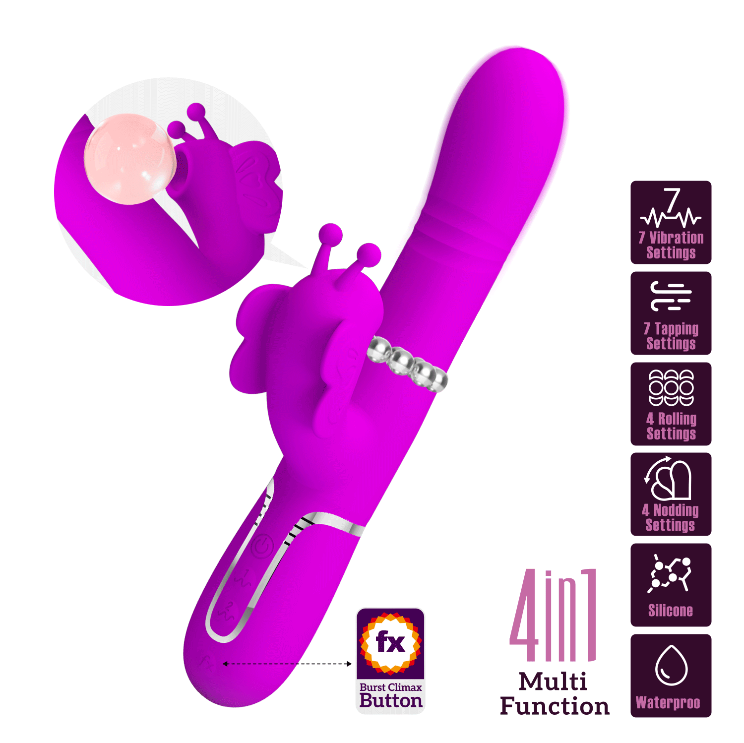 Vibratore Rabbit Twinkled Tenderness - immagine 2