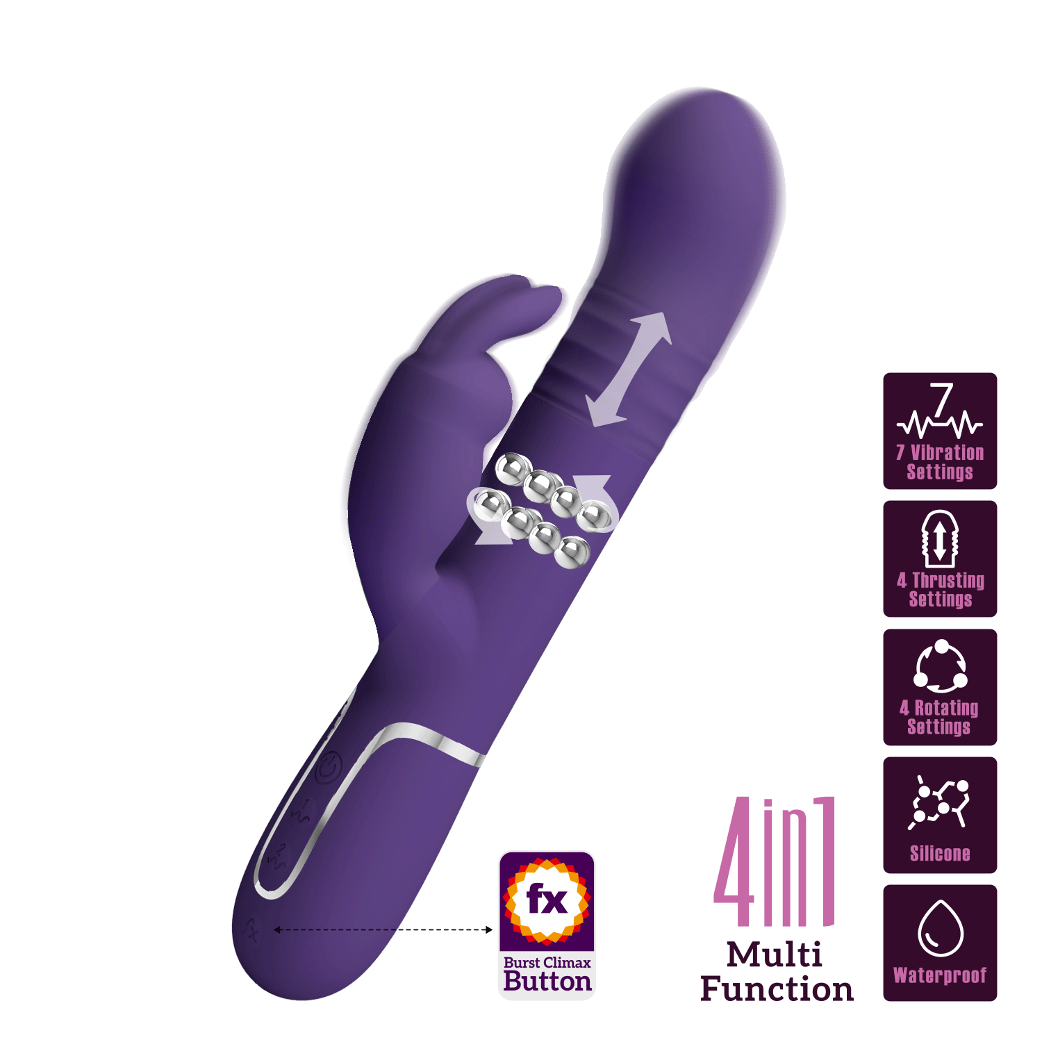 Vibratore Rabbit Coale - immagine 24