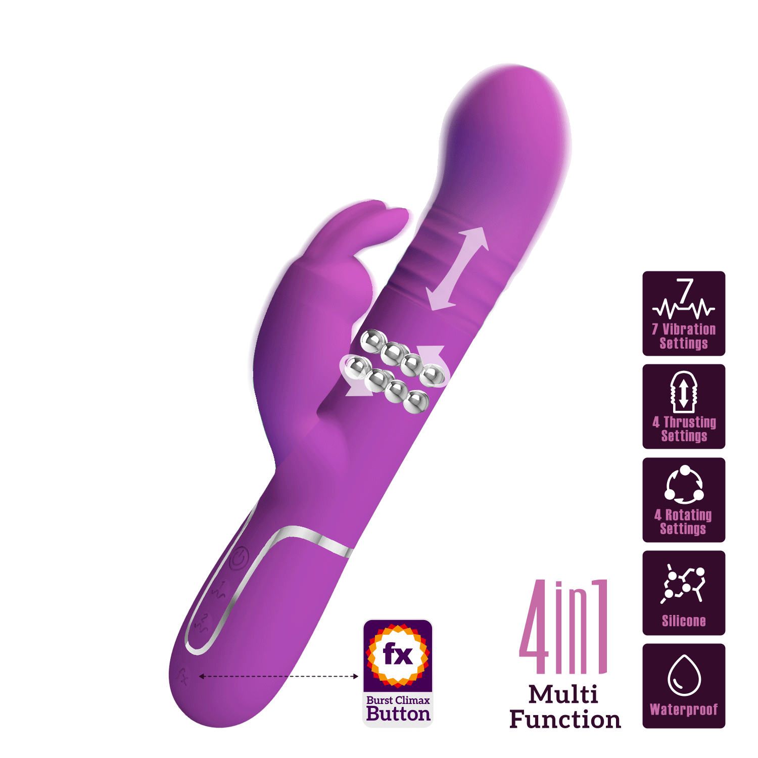 Vibratore Rabbit Coale - immagine 13