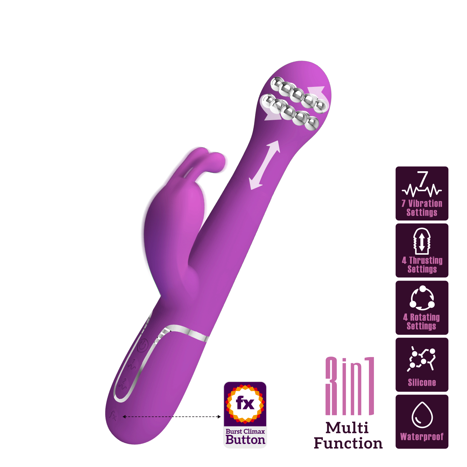 Vibratore Rabbit Dejon - immagine 2