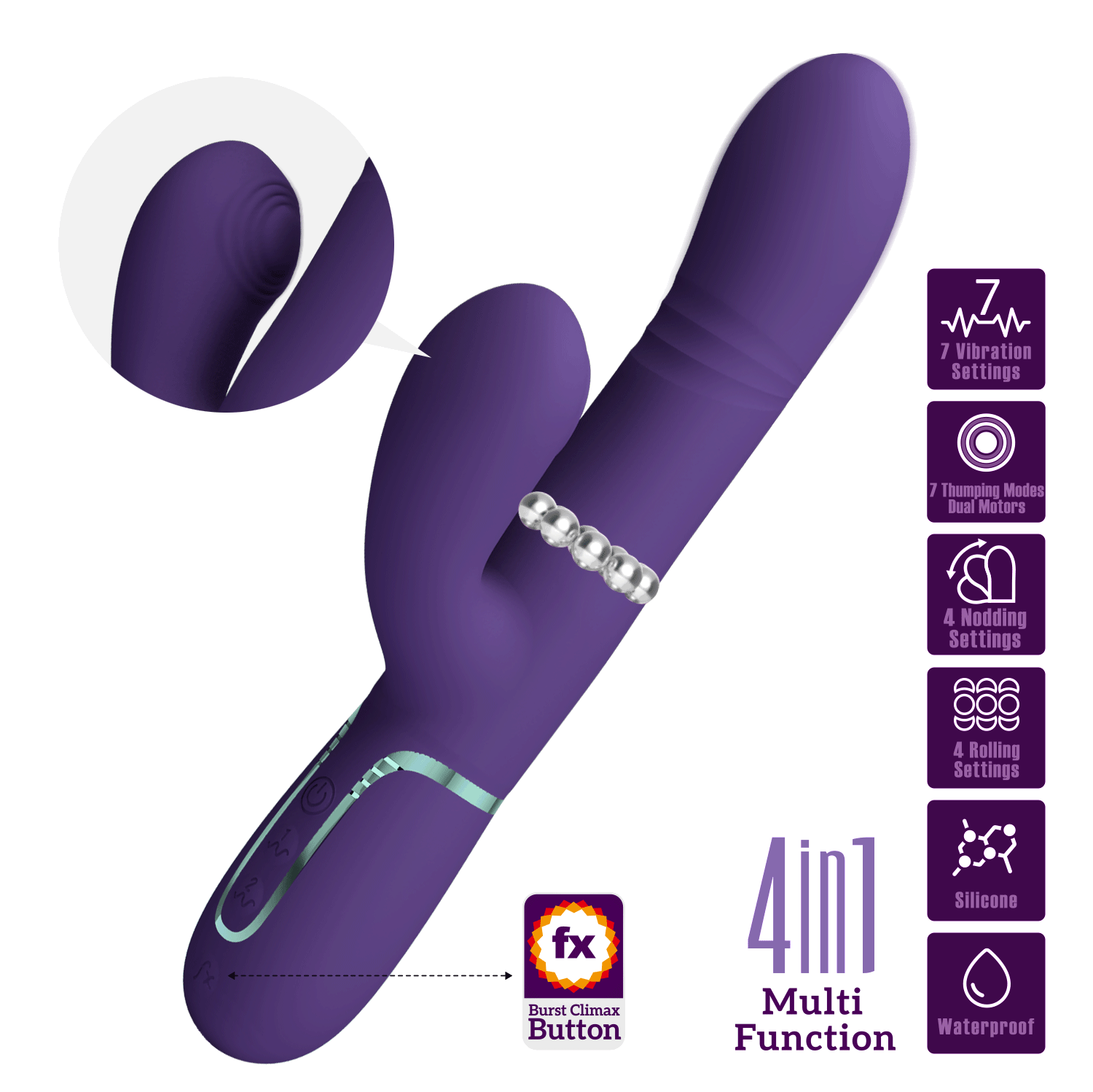 Vibratore Rabbit Mariana - immagine 13
