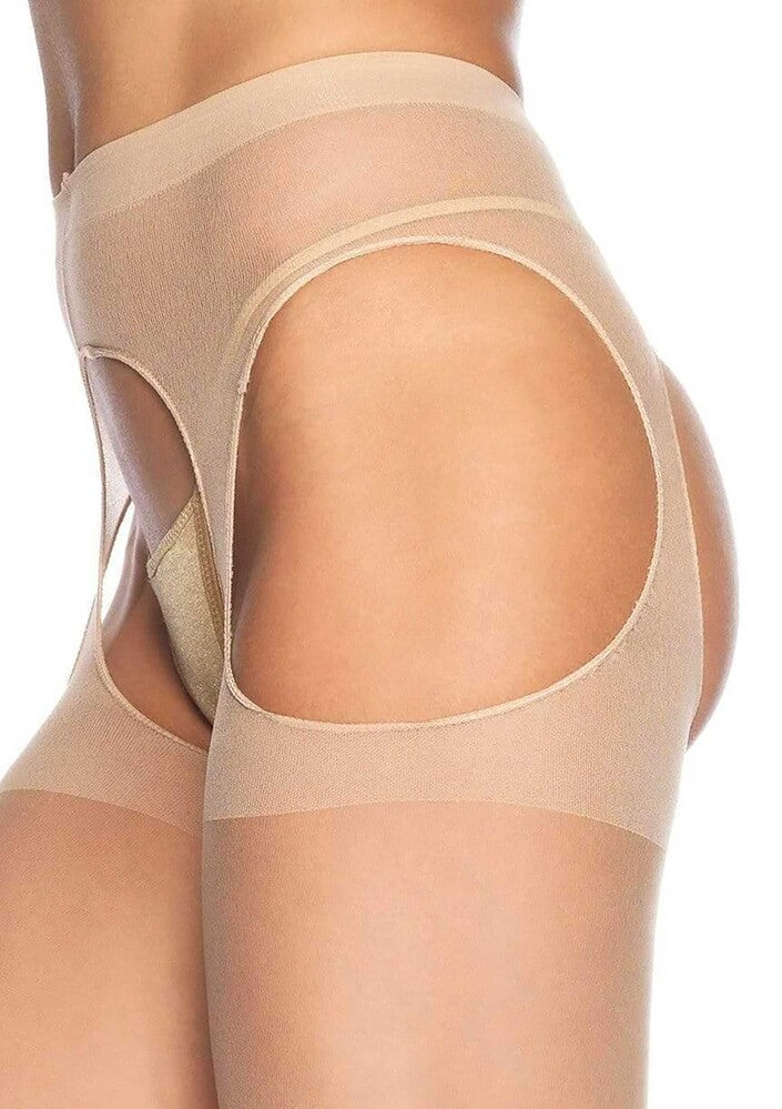 Collant sheer suspender nude - immagine 2