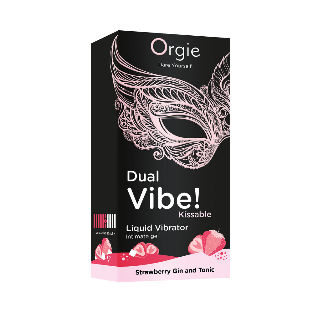 Vibratore Liquido Dual Vibe Strawberry Gin And Tonic 15ml - immagine 4