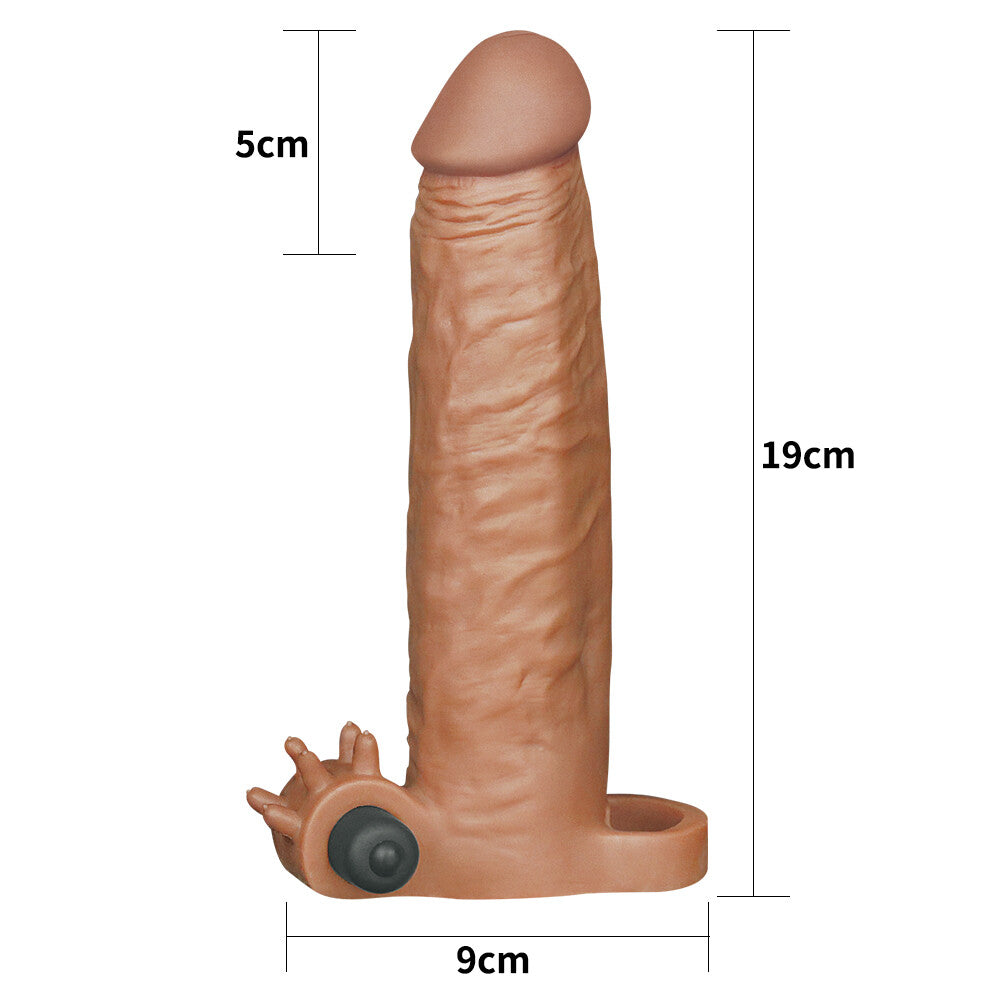 Guaina e Prolunga Pene Vibrante Glory 19 cm - immagine 2