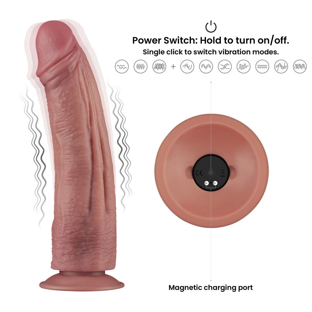 Vibratore Realistico Power Cock Magnum - immagine 8