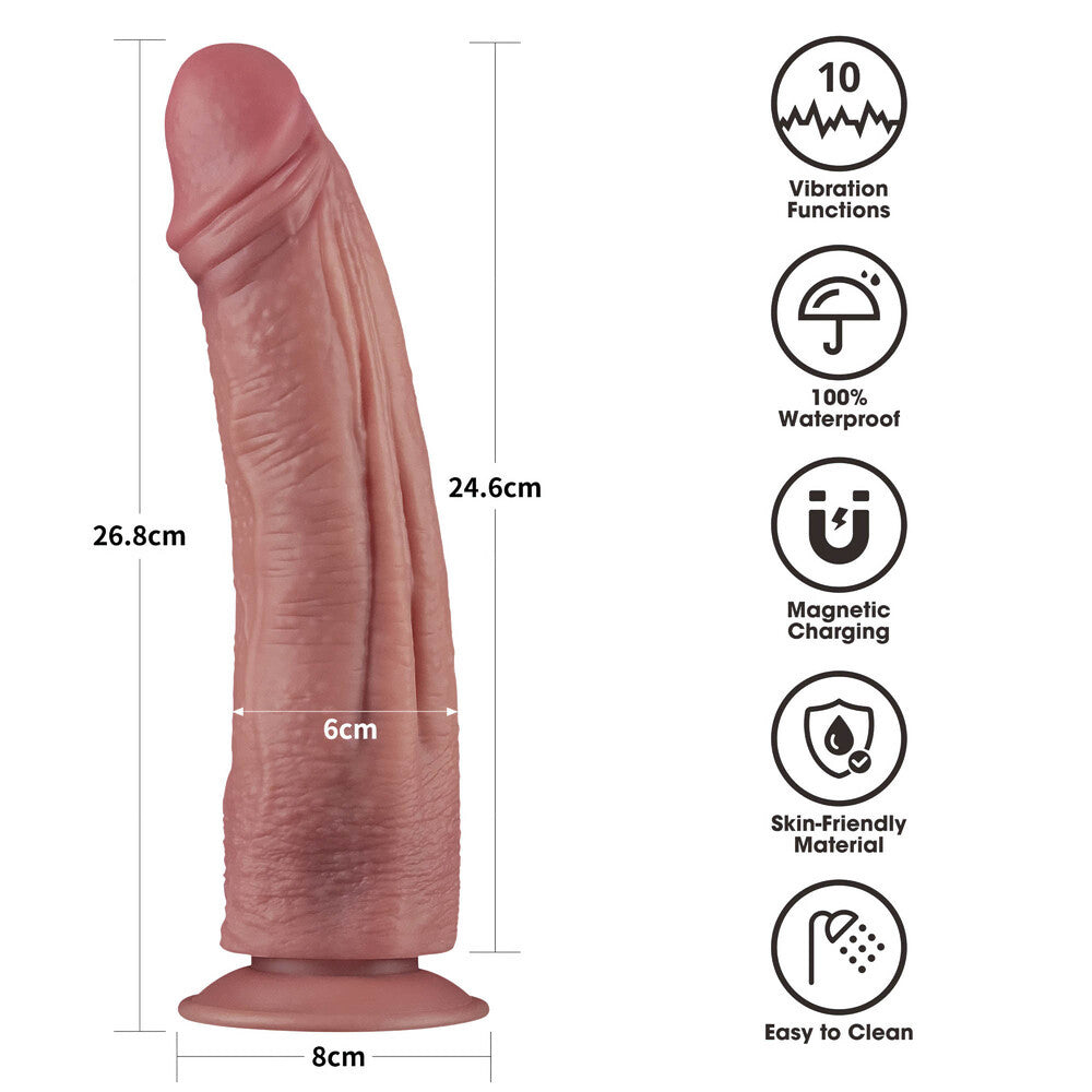 Vibratore Realistico Power Cock Magnum - immagine 9