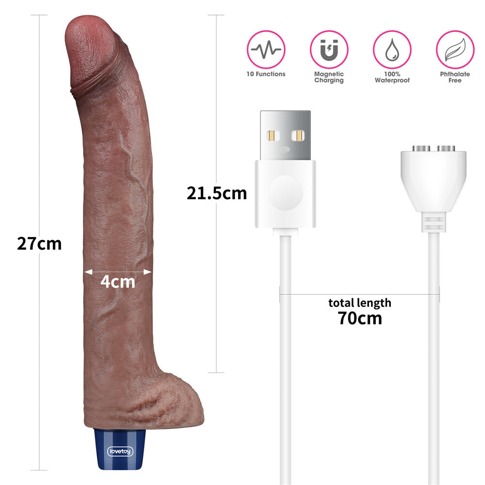 Vibratore Realistico Bouncee 27 cm - immagine 7