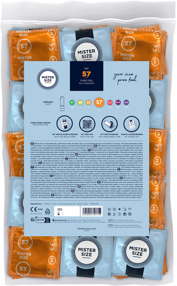 Preservativi XL 57 Mister Size - immagine 5