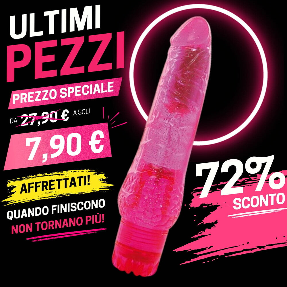 Vibratore Realistico Classy Glitter 20 cm - immagine 1