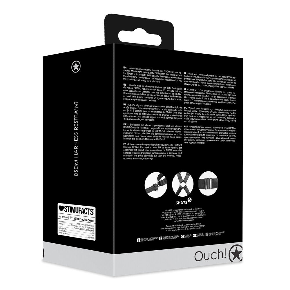 Costrittivo Bondage Harness Restraint - immagine 9