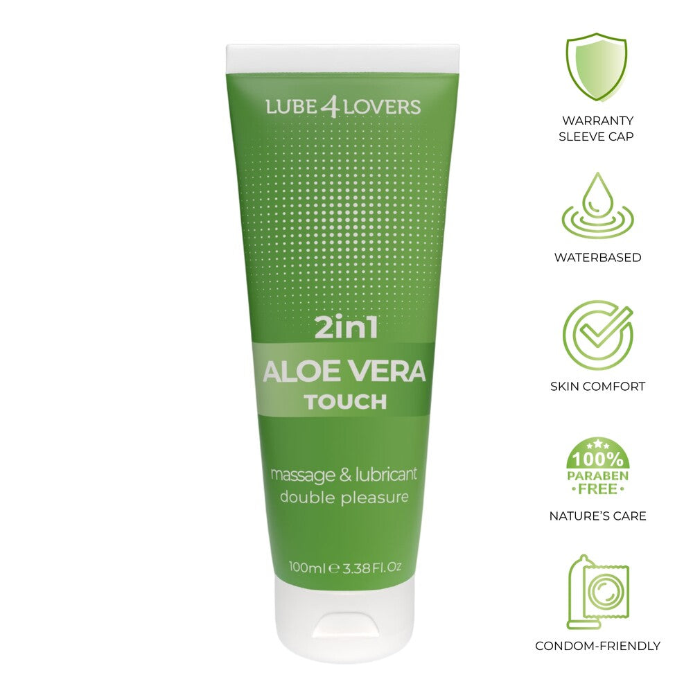 Lubrificante Vaginale 2 in 1 Aloe Vera Touch 100 - immagine 1