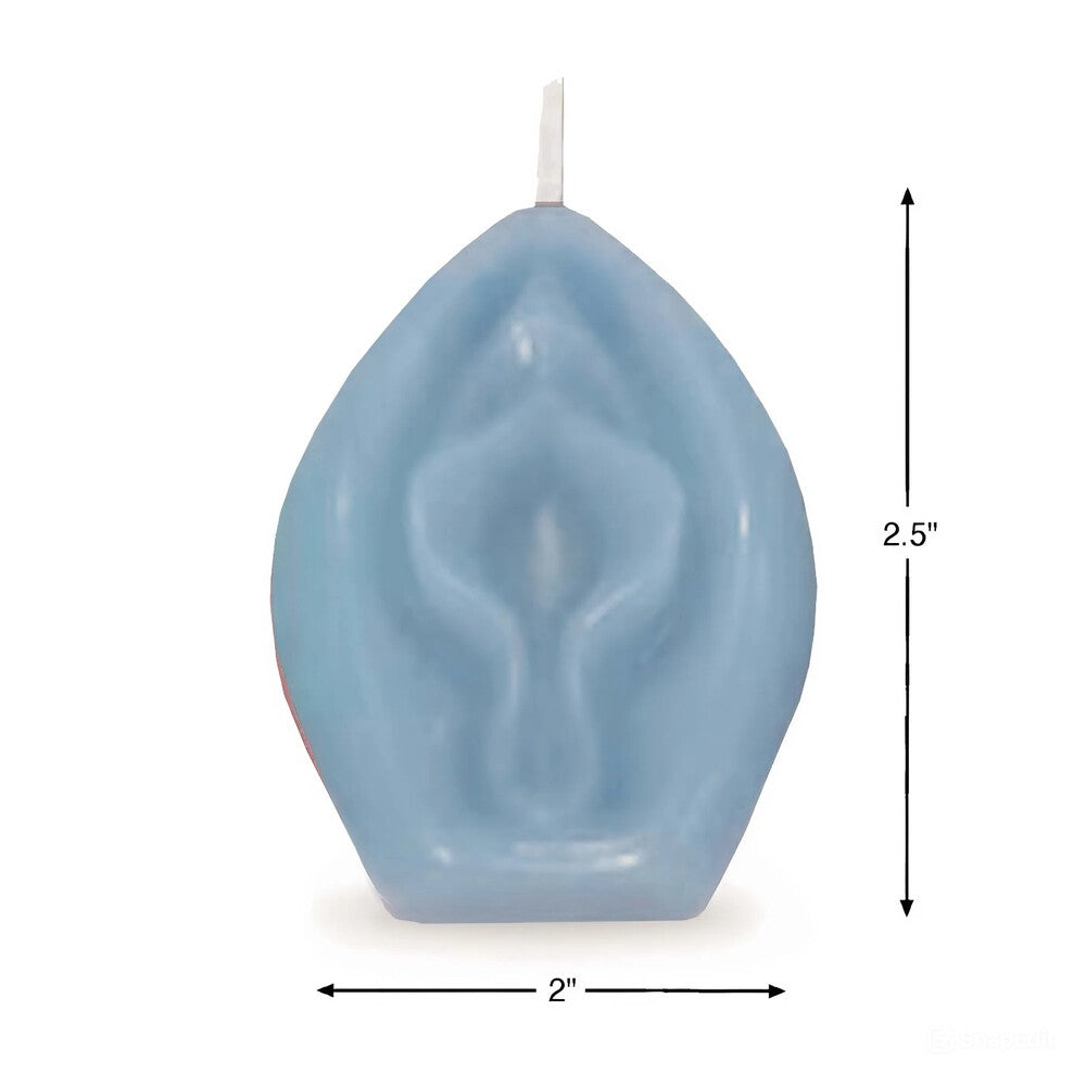 Candela Profumata Vulva Blue Vaniglia - immagine 2