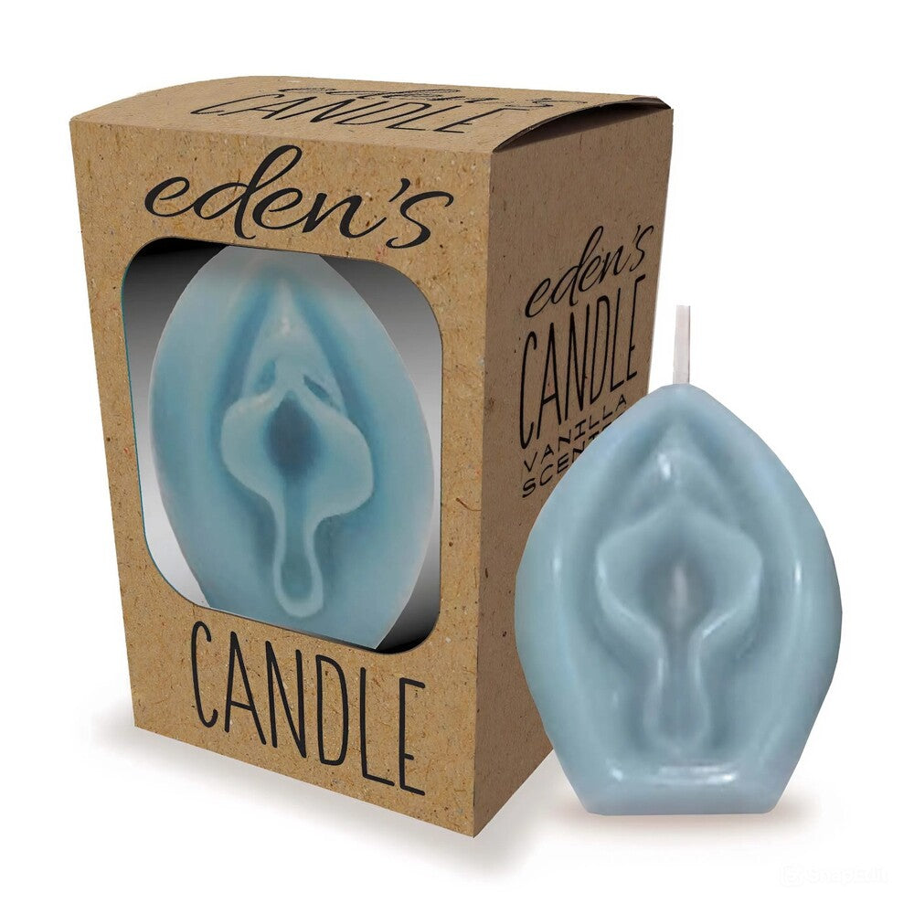 Candela Profumata Vulva Blue Vaniglia - immagine 3