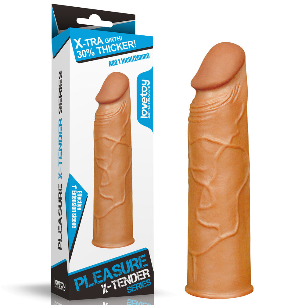 Guaina e Prolunga Pene X1 Tender 16,5 cm - immagine 5