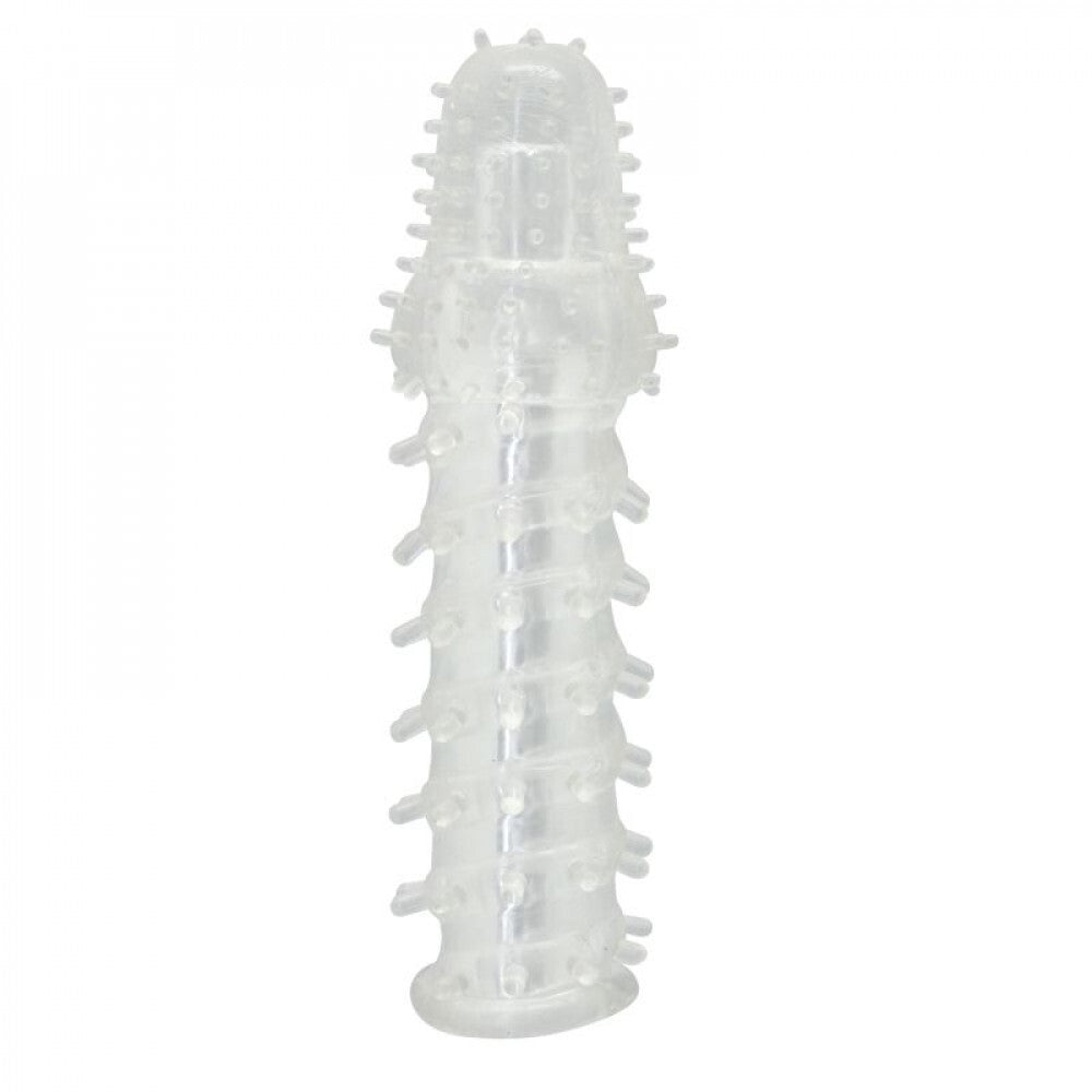 Guaina e Prolunga Pene Bristled Sleeve 14,5 cm - immagine 1