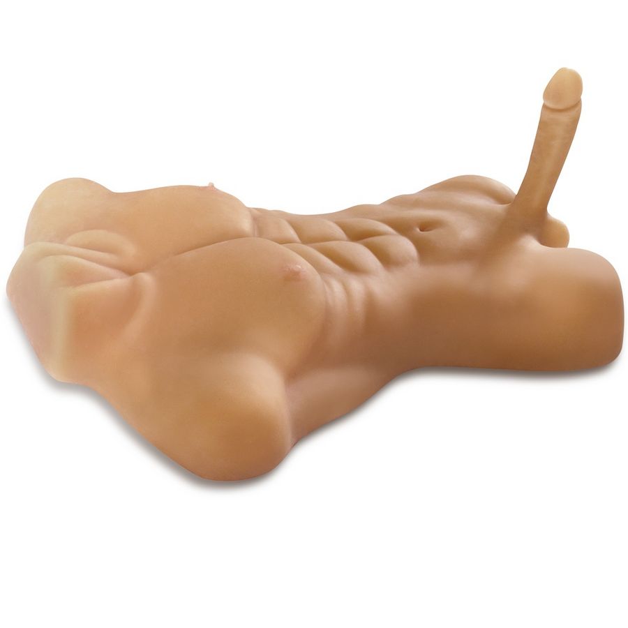 Torso Maschile Fuck Me Mega con Pene Realistico 20 cm