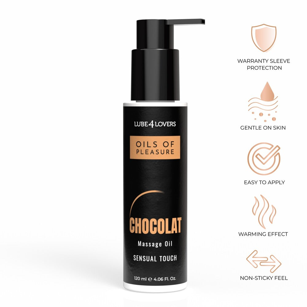 Olio da Massaggio Pleasure Cioccolato 120 ml - immagine 1