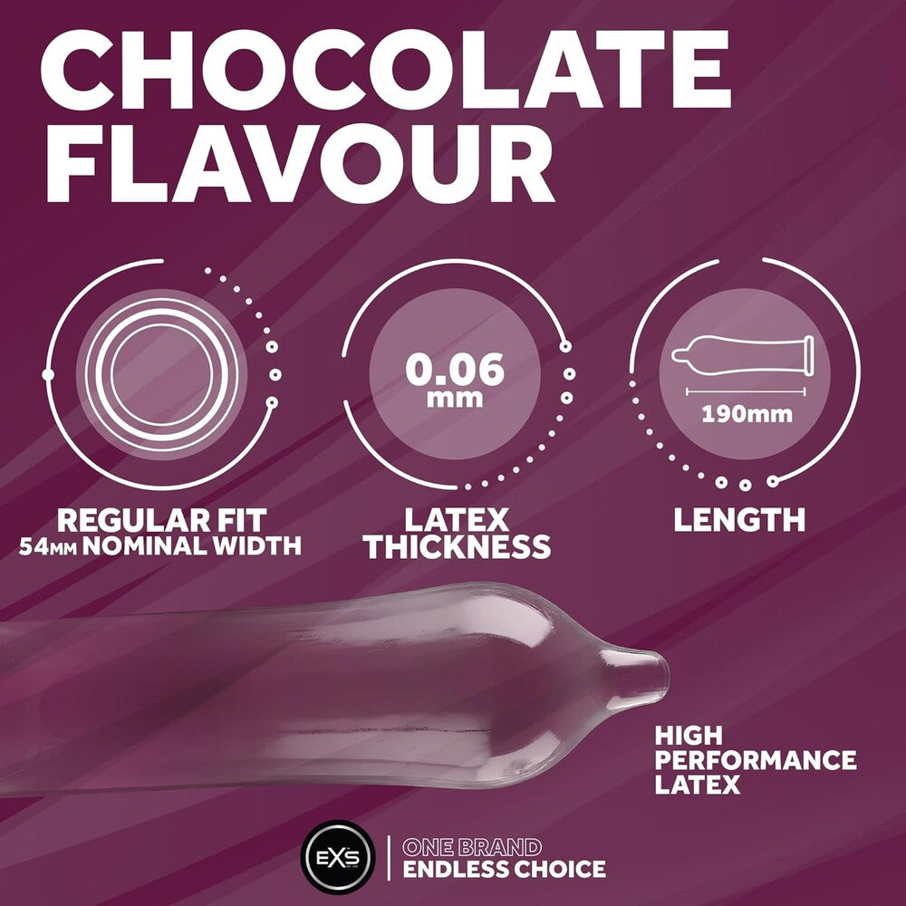 Preservativi Aromatizzati EXS Cioccolato - immagine 3