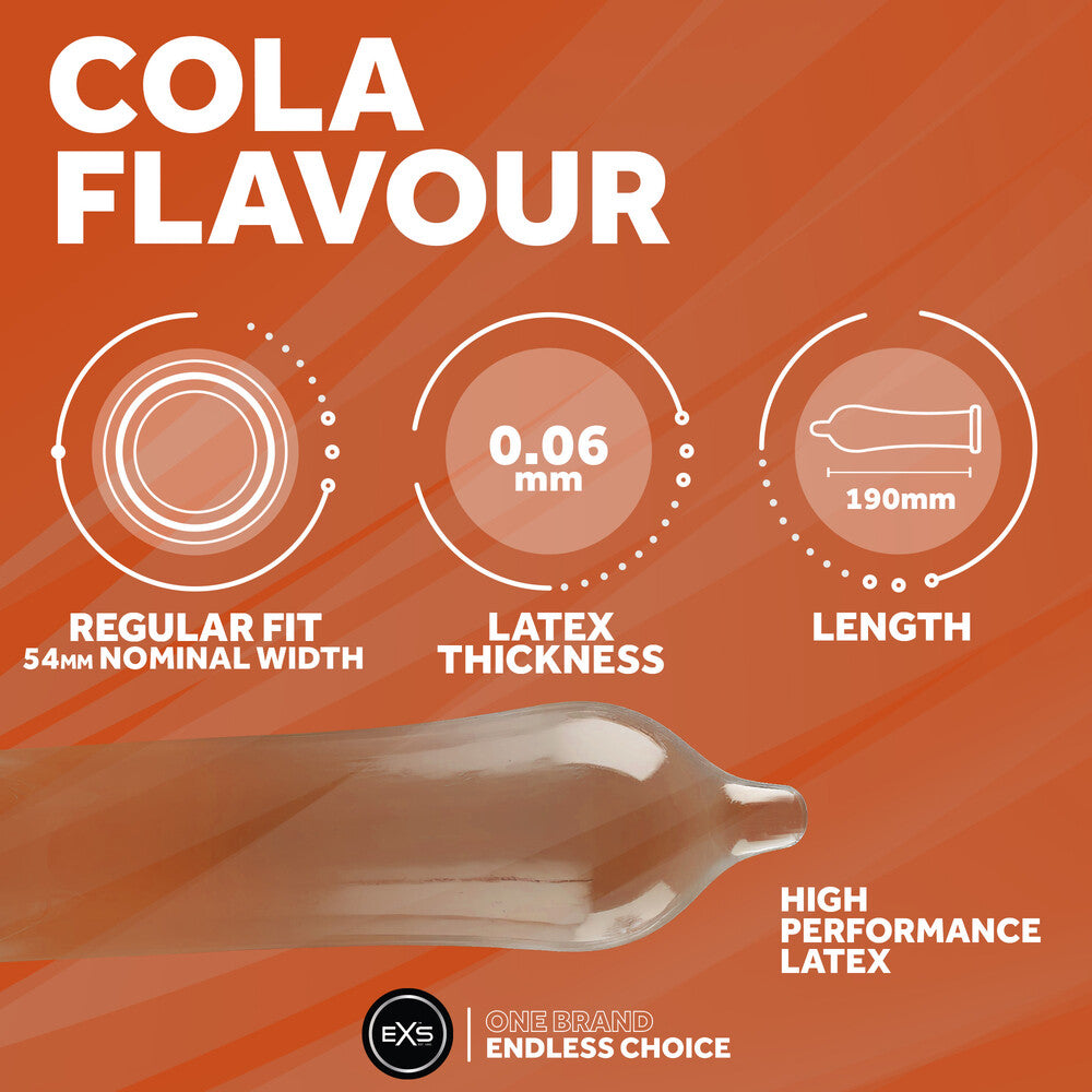 Preservativi Aromatizzati EXS Cola - immagine 3