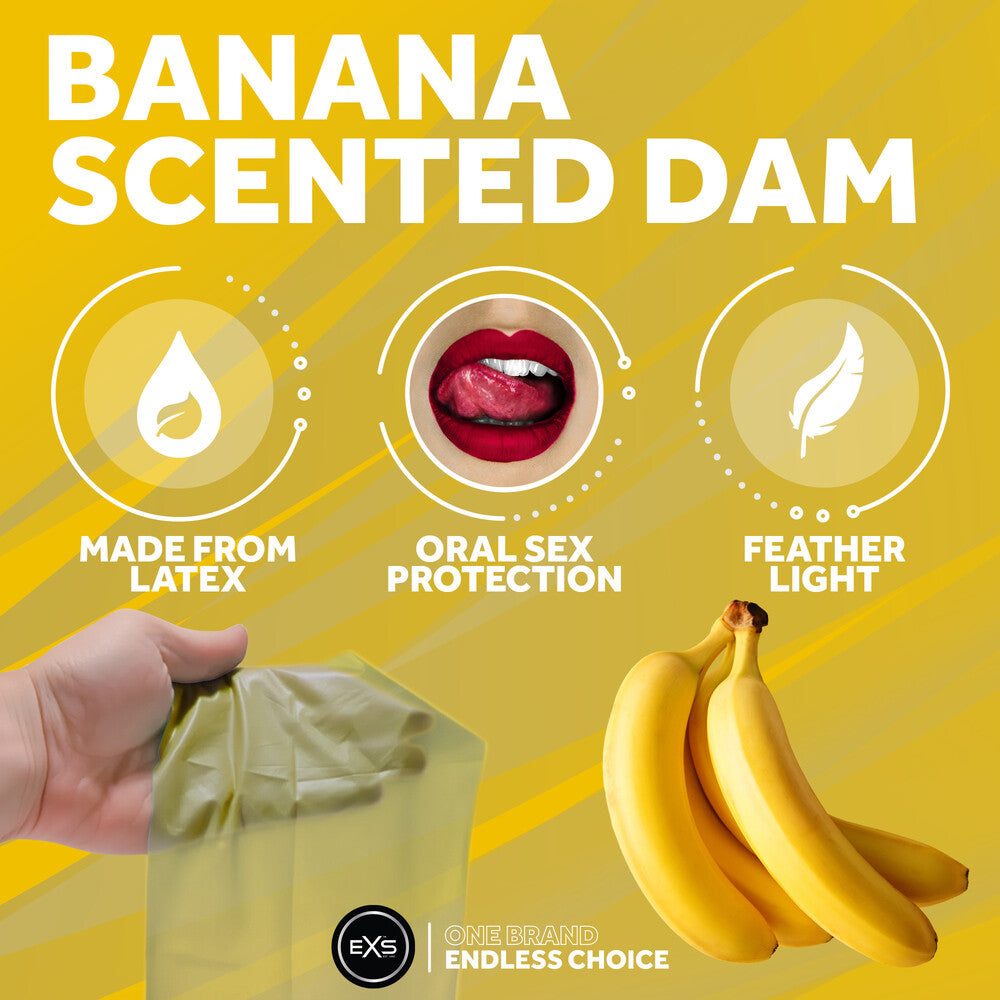 EXS Oral Dams Banana - immagine 3