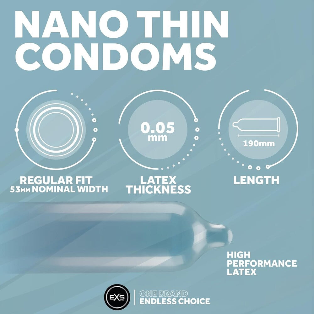Preservativi Ultra Sottili Exs Nano Thin - immagine 3