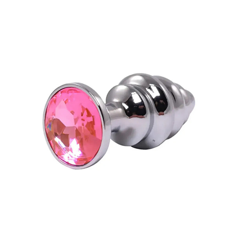 Plug Anale Crystal Pink Ø 2,6 cm - immagine 1