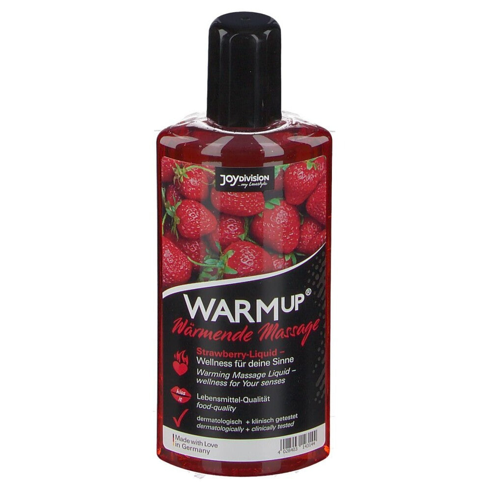 Olio Massaggio Warmup Fragola - immagine 1
