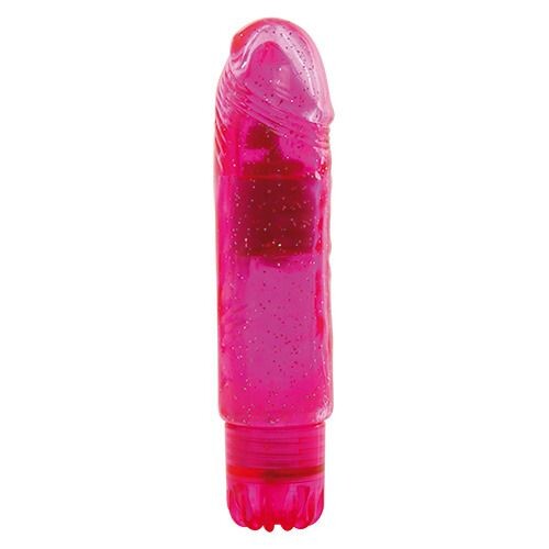 Vibratore Realistico Gleamy Glitter 13,5 cm - immagine 2