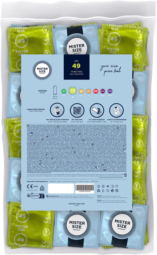 Preservativi Ultra Sottili 49 Mister Size - immagine 5