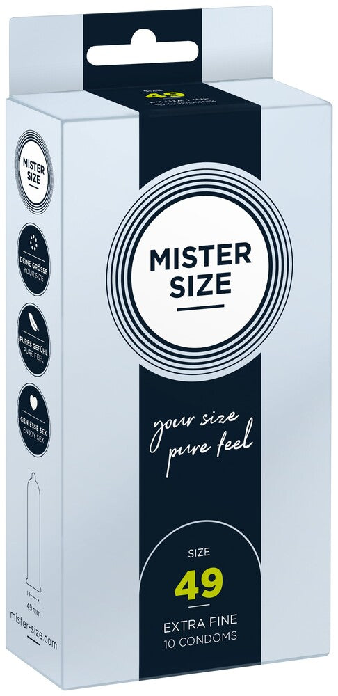 Preservativi Ultra Sottili 49 Mister Size - immagine 1
