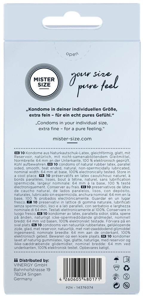 Preservativi XL 64 Mister Size - immagine 2