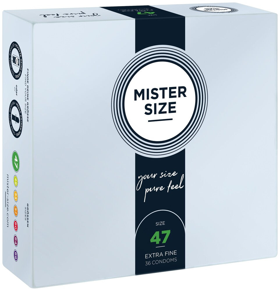 Preservativi Ultra Sottili 47 Mister Size - immagine 6