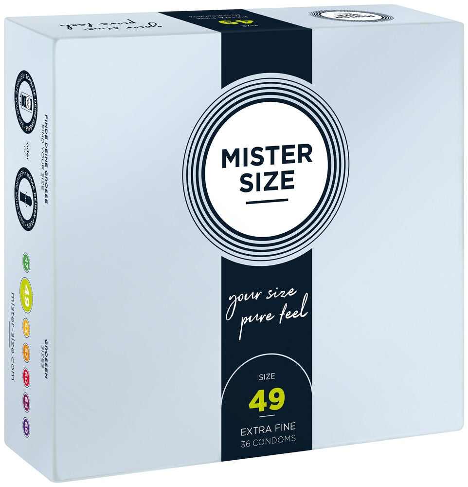 Preservativi Ultra Sottili 49 Mister Size - immagine 8