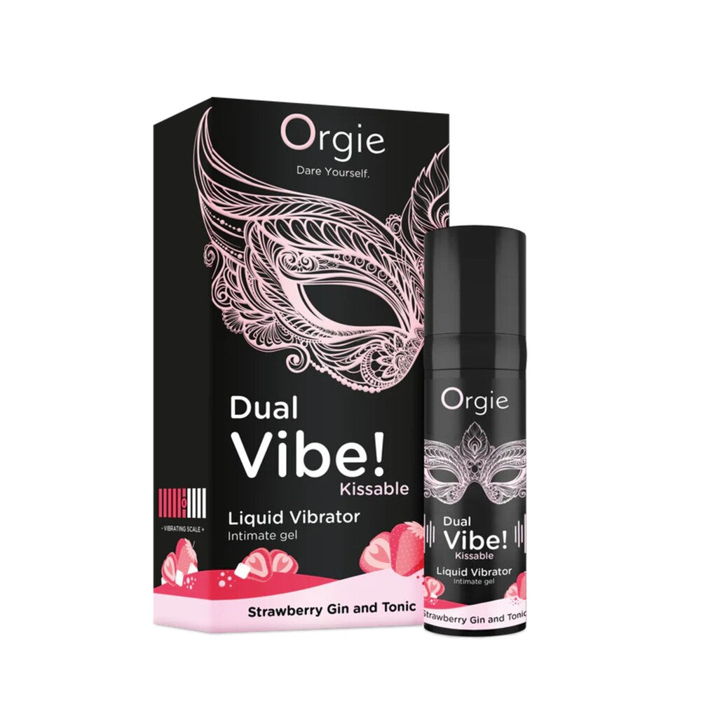 Vibratore Liquido Dual Vibe Strawberry Gin And Tonic 15ml - immagine 1