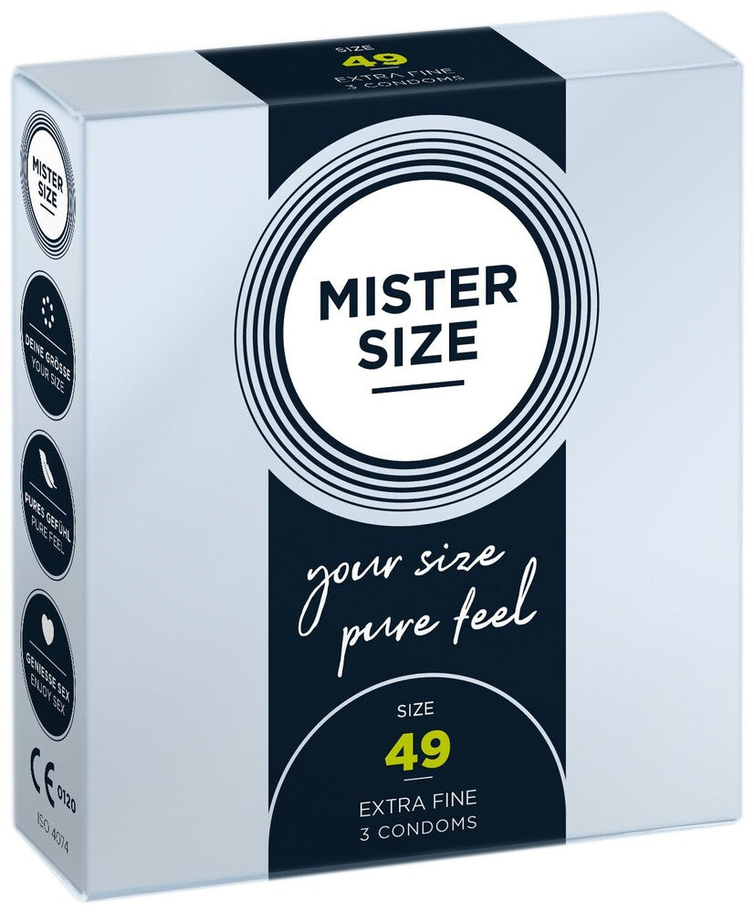 Preservativi Ultra Sottili 49 Mister Size - immagine 6