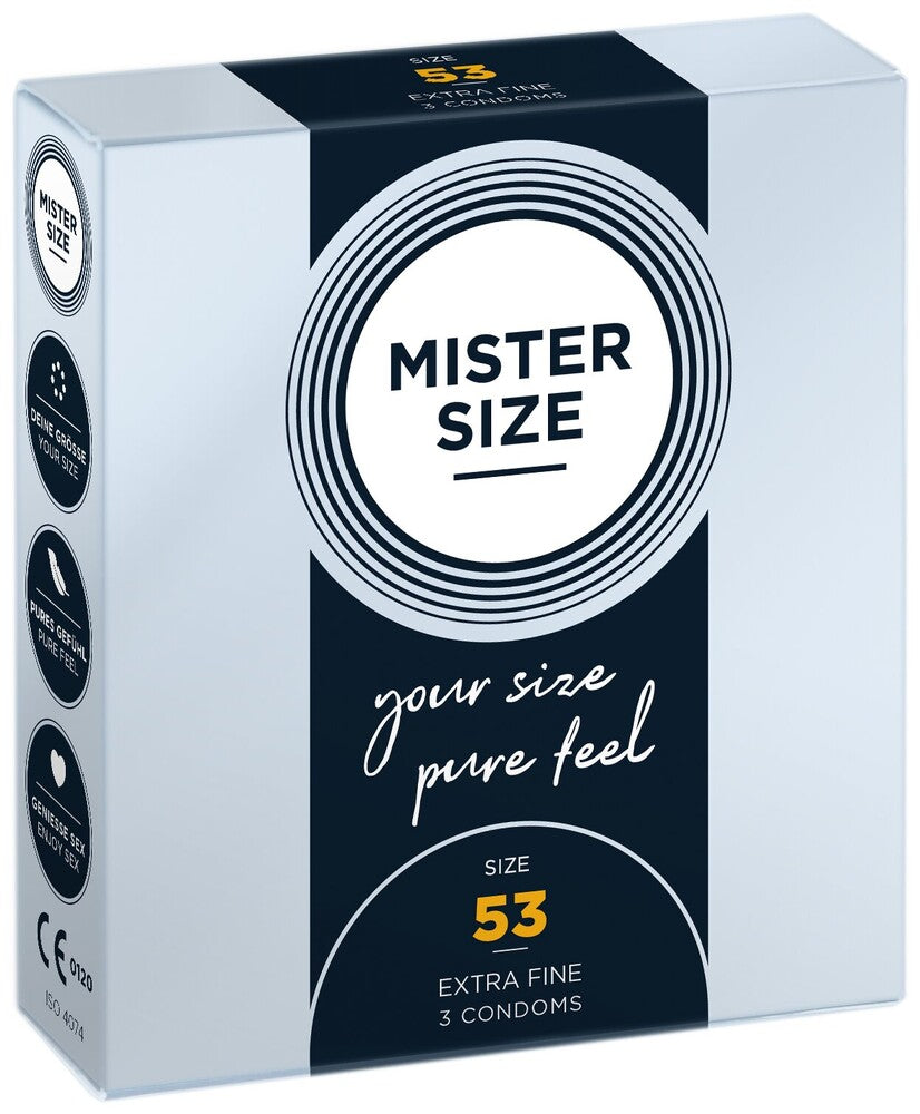 Preservativi Ultra Sottili 53 Mister Size - immagine 6
