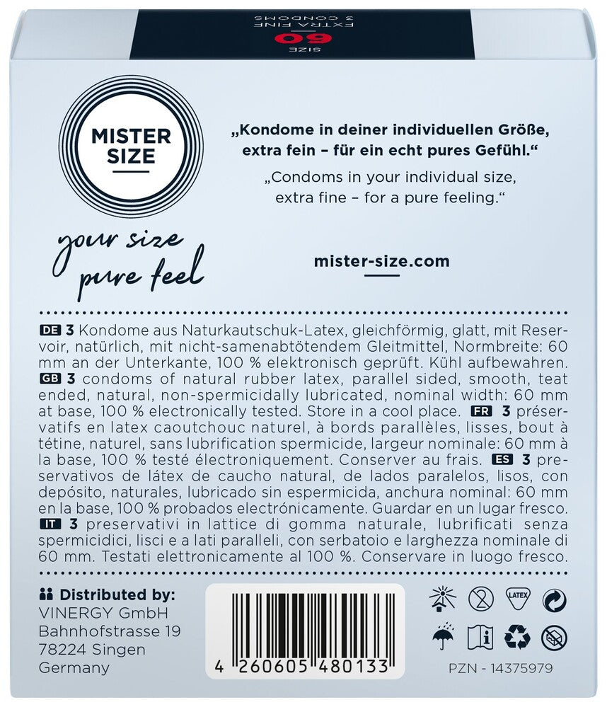 Preservativi XL 60 Mister Size - immagine 7