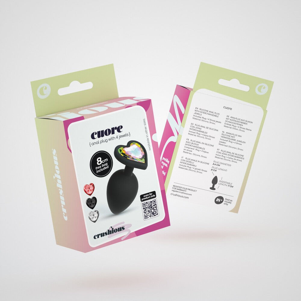 Plug Anale Cuore Ø 3,4 cm - immagine 9
