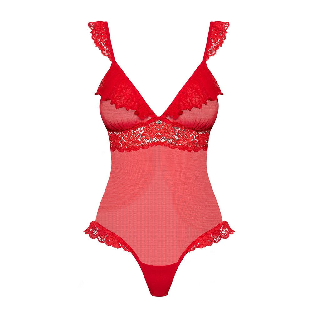 Body Sexy Lolita Rosso - immagine 3