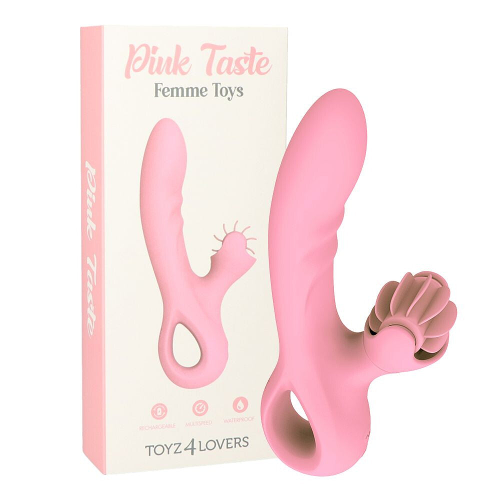 Vibratore Rabbit Pink Taste - immagine 6