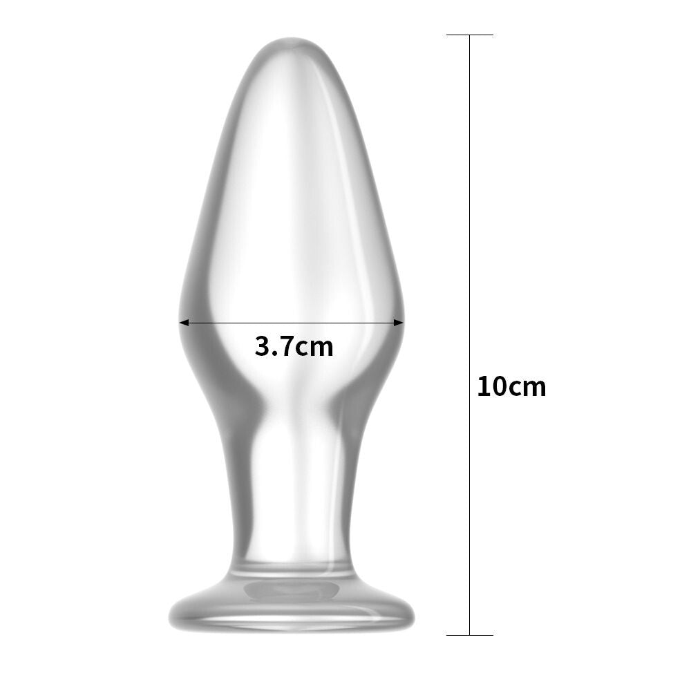 Plug Anale Glass Clear Love - immagine 2