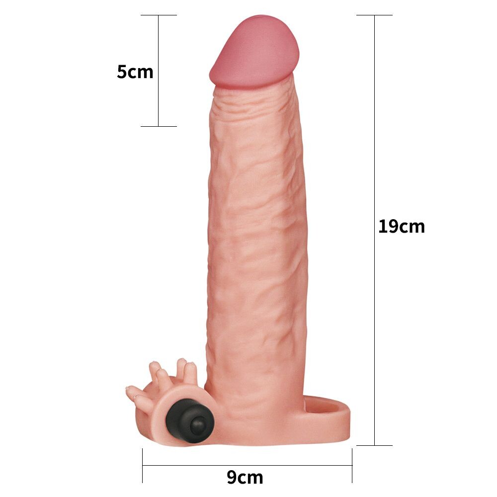 Guaina e Prolunga Pene Vibrante Glory 19 cm - immagine 7