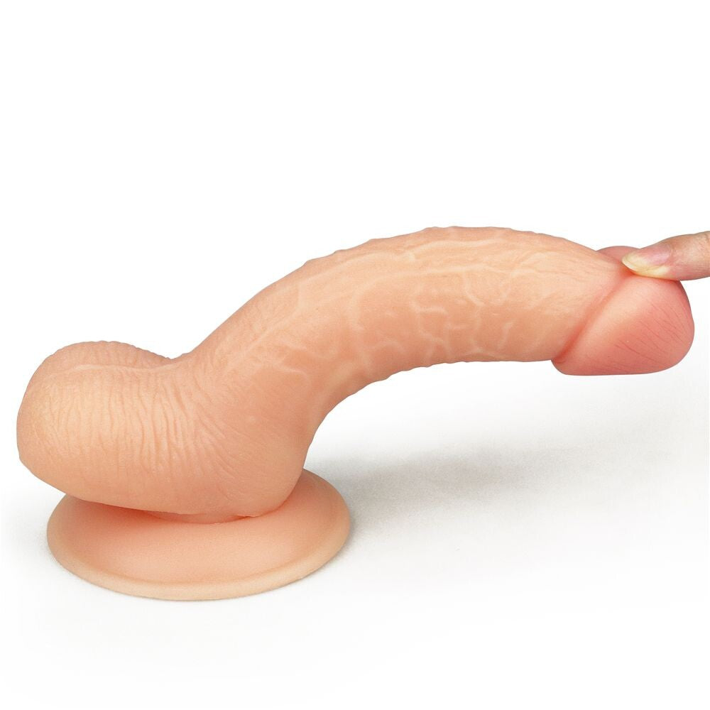 Dildo Realistico Ultra Soft Ronan 18 cm - immagine 1