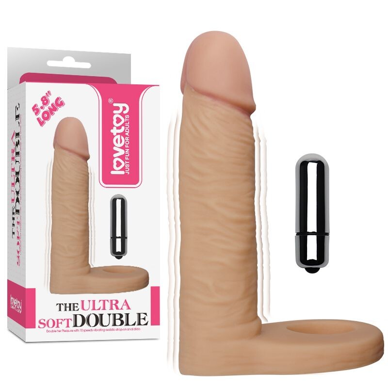 Strap On Vibrante Ultra Double 15 cm - immagine 6