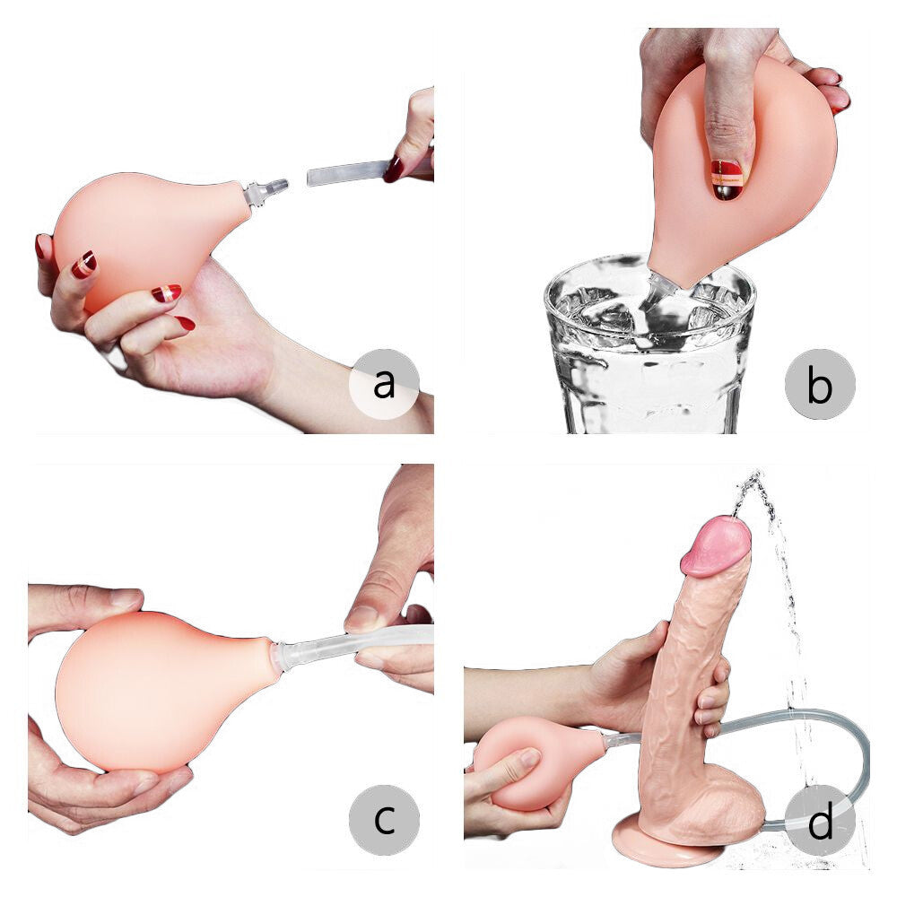 Dildo XXL Real Squirt 28 cm - immagine 7