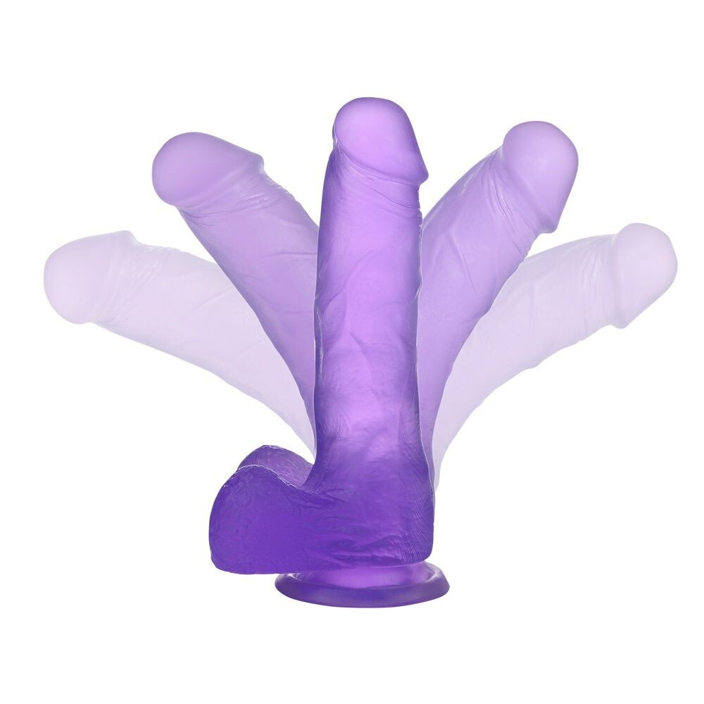 Dildo Realistico Jelly Crystal 17 cm - immagine 9