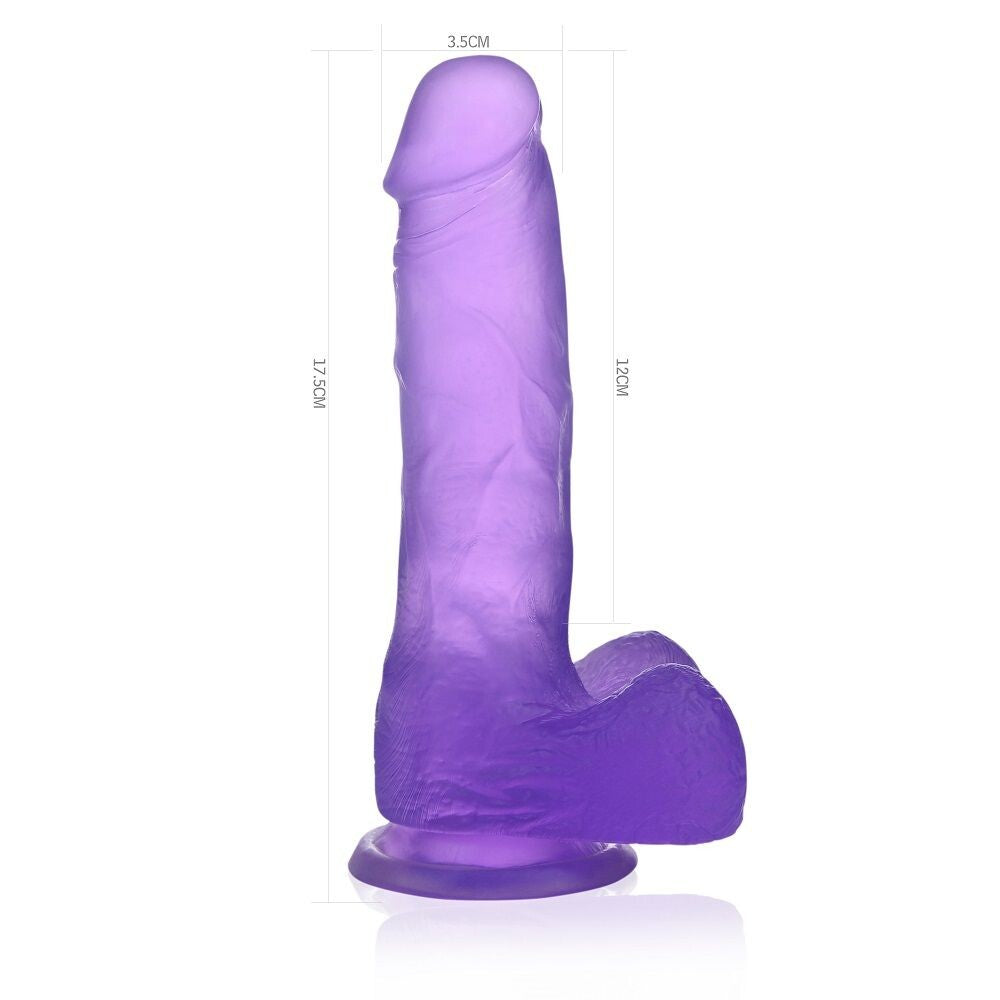 Dildo Realistico Jelly Crystal 17 cm - immagine 10