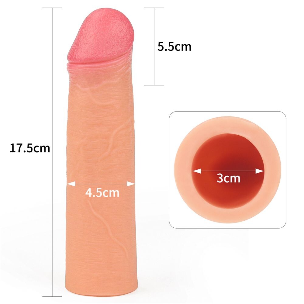 Guaina e Prolunga Pene Revolutionary Nature 17,5 cm - immagine 2