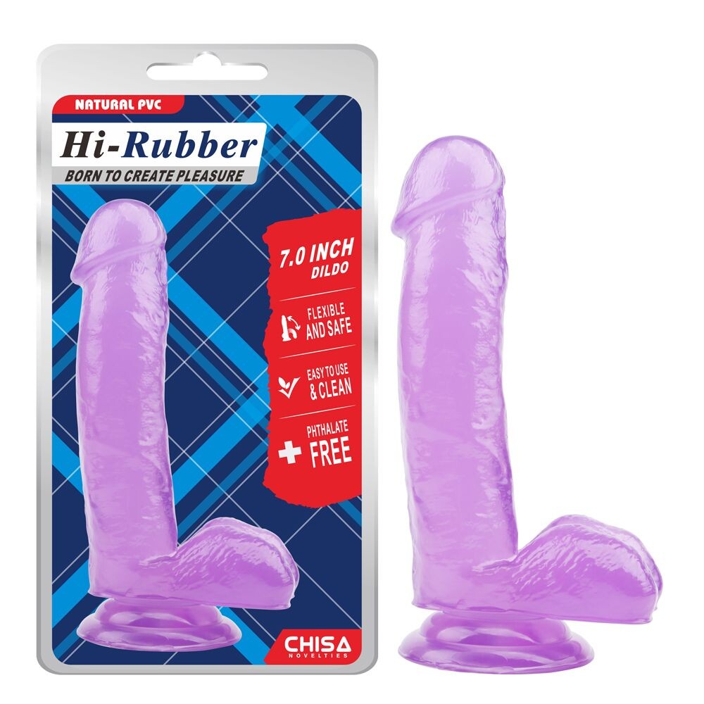 Dildo Realistico Rubber 17,5 cm - immagine 12