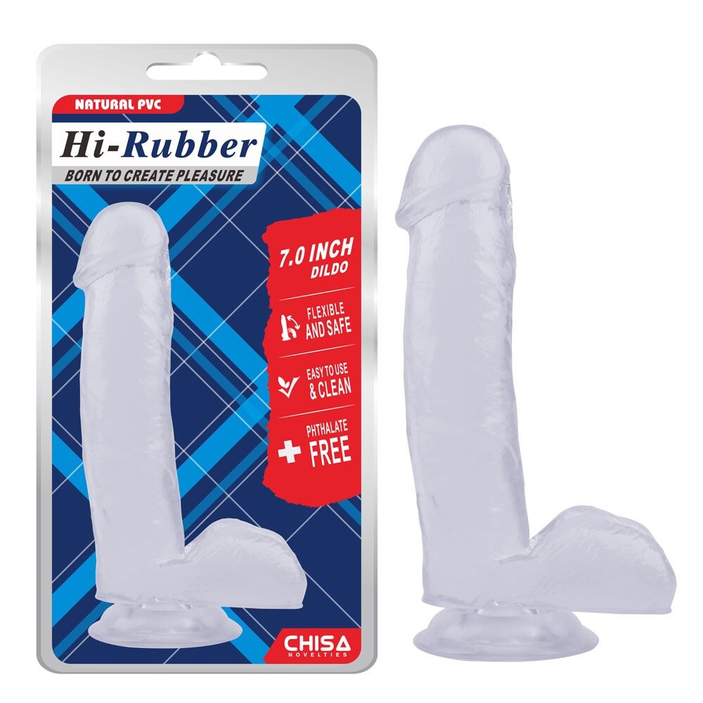Dildo Realistico Rubber 17,5 cm - immagine 6